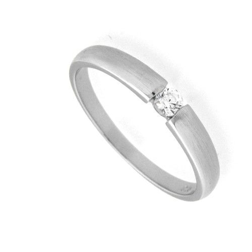 Ring Silber 925 rhodiniert Weite 58