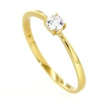 Ring Gold 333 Weite 50 Zirkonia