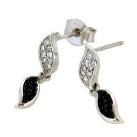 Ohrpendel (Stecker) Silber 925 rhodiniert