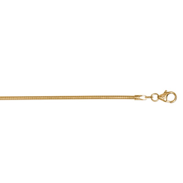 Tonda-Halsreif rund 1,5 mm 585 Gelbgold 42 cm