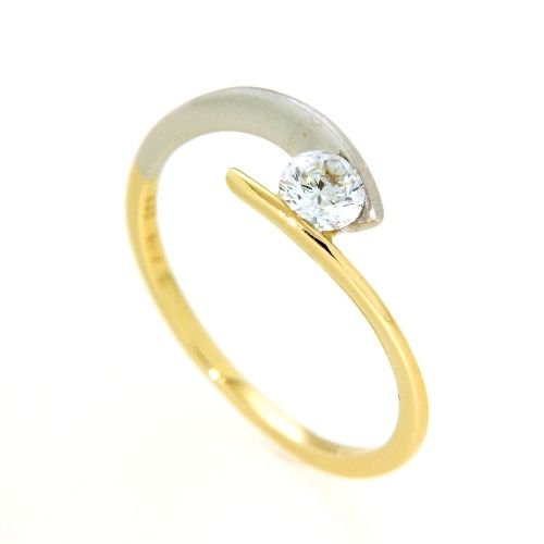 Ring Gold 333 bicolor Weite 59
