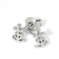 Ohrstecker Silber 925 rhodiniert Glaube,Liebe,Hoffnung 