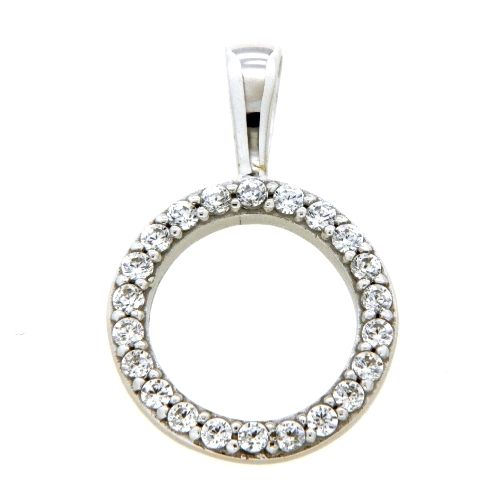 Anhänger Weißgold 333 Zirkonia