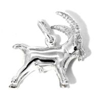 Tierkreiszeichen Silber 925 Steinbock rhodiniert