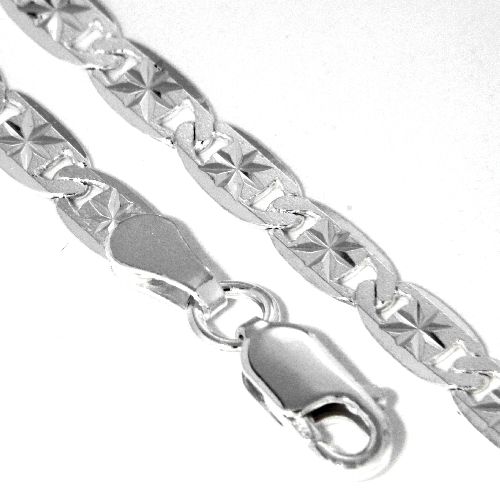 Armband Silber 925 rhodiniert 21 cm