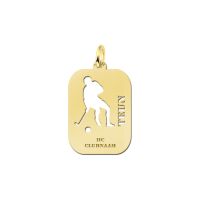 Names4ever Anhänger Gold 585 Hockey