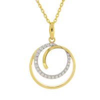 Anhänger Gold 333 bicolor