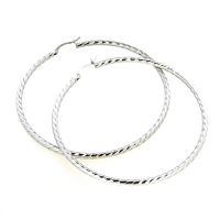 Creolen Silber 925 rhodiniert 65mm