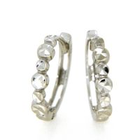 Scharniercreolen Weißgold 333 