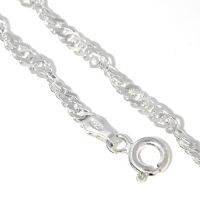 Singapurarmband (S50) Silber 925 19 cm