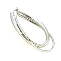 Creolen Silber 925 rhodiniert