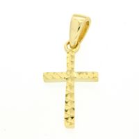Kreuzanhänger Silber 925 vergoldet
