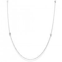 AMEN Kette Herz, Mond und Sterne 90 cm Silber CLMB