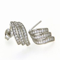 Ohrstecker Silber 925 rhodiniert 