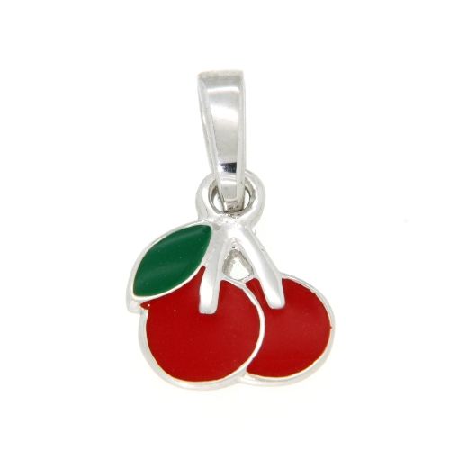 Anhänger Silber 925 rhodiniert Kirschen
