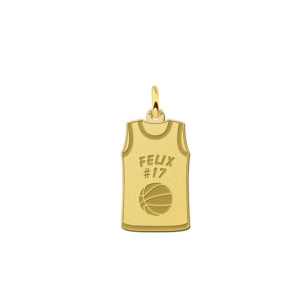 Names4ever Anhänger Gold 585 Basketball