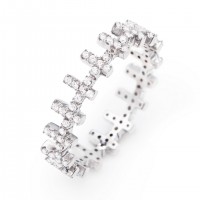 AMEN Ring Silber Kreuz Gr. 60 RCCZ-20