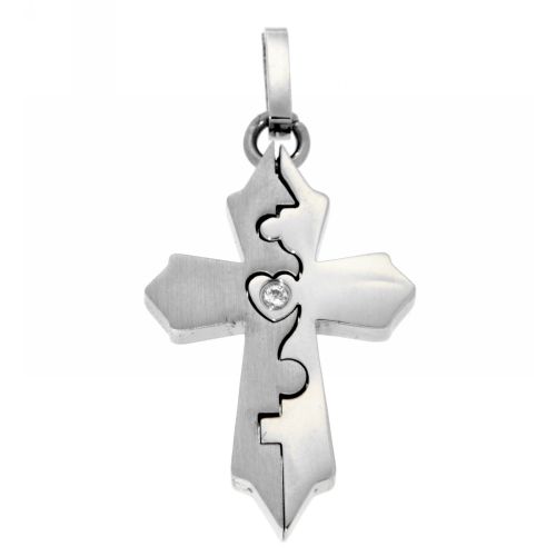 Kreuzanhänger Edelstahl