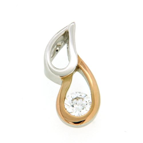 Anhänger Gold 333 Weißgold &amp; rosé