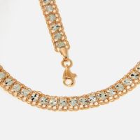 Kette Silber 925 rosé vergoldet & rhodiniert 45 cm