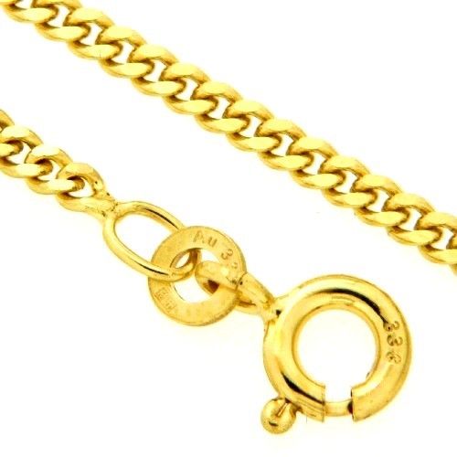 Panzerkette (P30diam.) Gold 333 60 cm 2-fach diamantiert