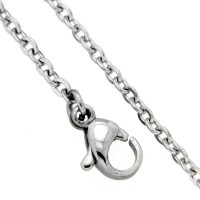 Rundankerkette Edelstahl (2 mm) 50 cm