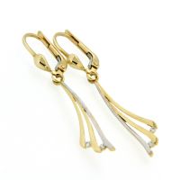 Ohrpendel Gold 333 bicolor
