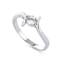 Ring Silber 925 rhodiniert Zirkonia Weite 56