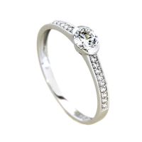 Ring Weißgold 333 Weite 60