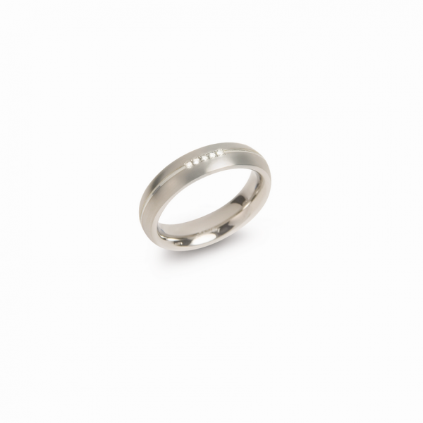 Boccia Titanium Ring Brillant 0130-0369 Größe 69