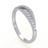 Ring Silber 925 rhodiniert Weite 52