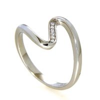 Ring Silber 925 rhodiniert Zirkonia Weite 58