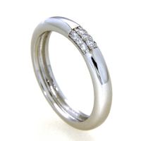 Ring Silber 925 rhodiniert Zirkonia Weite 50