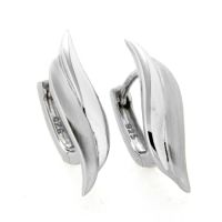 Scharniercreolen Silber 925 rhodiniert