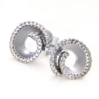 Ohrstecker Silber 925 rhodiniert