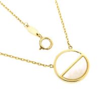 Collier Gold 333 45-42 cm Perlmutt 