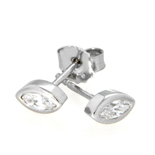 Ohrstecker Silber 925 rhodiniert