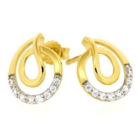Ohrstecker Gold 333 Zirkonia 