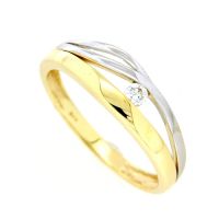 Ring Gold 333 bicolor Weite 62