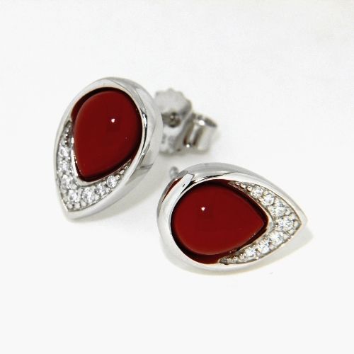 Ohrstecker Silber 925 rhodiniert