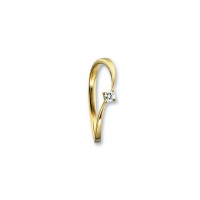 Ring Brillant 0,07 ct. 585 Gelbgold Größe 52