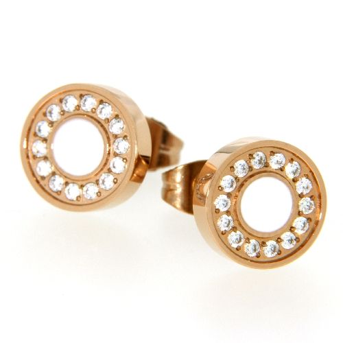 Ohrstecker Edelstahl IP rosé