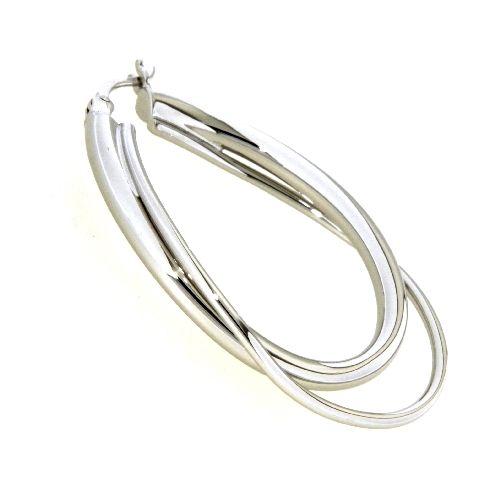 Creolen Silber 925 rhodiniert