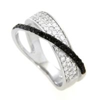 Ring Silber 925 rhodiniert Weite 56