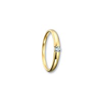 Ring Brillant 0,09 ct. 585 Gelbgold Größe 56