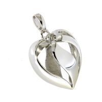 Herzanhänger Silber 925 rhodiniert
