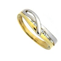 Ring Gold 333 bicolor Weite 64