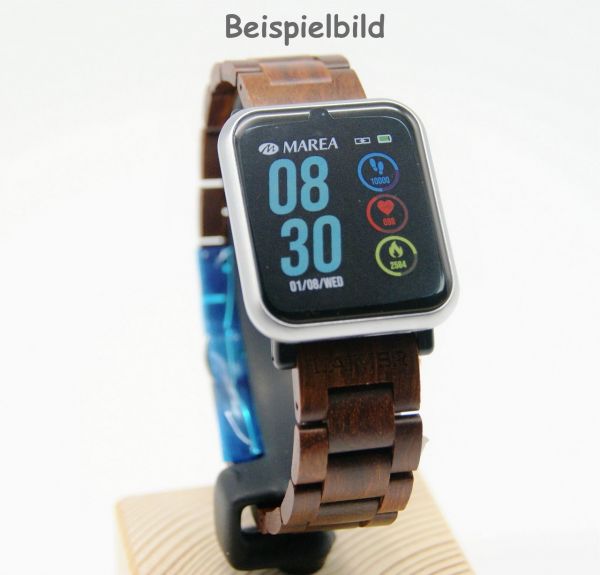 MAREA Smart Watch B57002 mit LAiMER Holzarmband