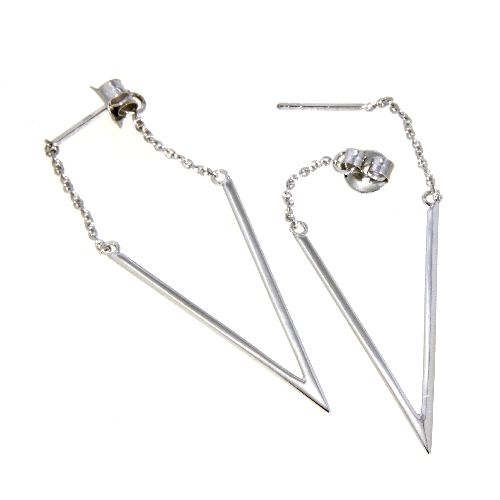 Ohrpendel Silber 925 rhodiniert (Stecker)