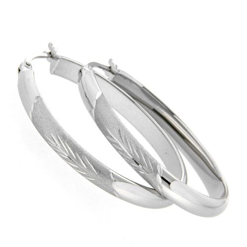 Creolen Silber 925 rhodiniert